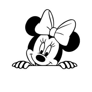 Nalepka za avto deklica z mašno